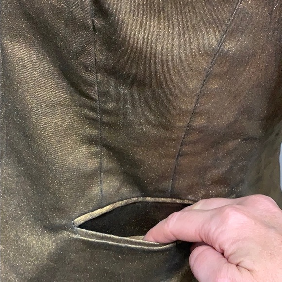 Zara metallic gold bronze blazer - Picture 4 of 9